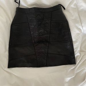 Zadig&Voltaire Deluxe Leather skirt (never used)